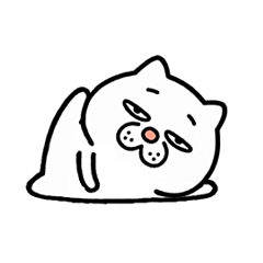 [LINEスタンプ] 元気に動く！ウザ～～い猫★ミニ2
