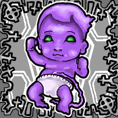 [LINEスタンプ] アンデッド動く⚰️水子