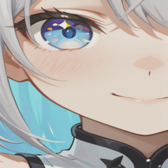 [LINEスタンプ] The Girl with Sparkling Eyes0