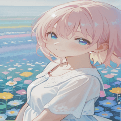 [LINEスタンプ] Maiden of the Flowers0