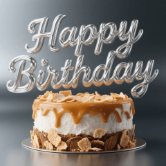 [LINEスタンプ] 3D高品質バースデーケーキ 5