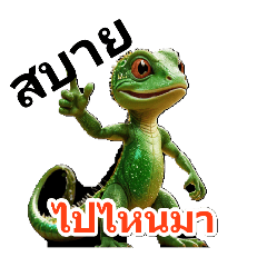 [LINEスタンプ] キュートなトカゲของกิ้งก่าที่น่ารัก