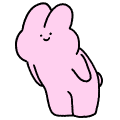 [LINEスタンプ] 動くジョセフィーナうさぎ