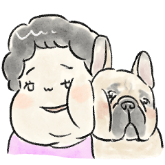 [LINEスタンプ] フレブル溺愛おばさん［フォーンver.］