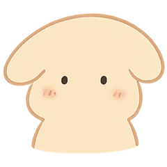 [LINEスタンプ] ふんわりワンコのやさしい気持ち