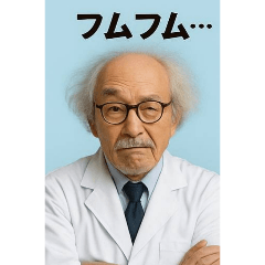 [LINEスタンプ] 博士っぽいおじいちゃん