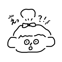 [LINEスタンプ] シンプルなガール