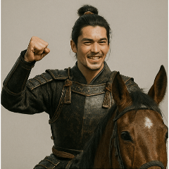 [LINEスタンプ] [アレンジ用]馬に乗った武士