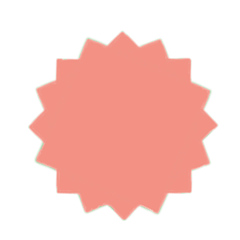 [LINEスタンプ] 透過50％のシンプルマーク