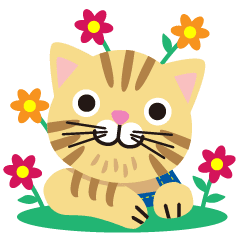 [LINEスタンプ] かぎしっぽの茶トラニャンコ2