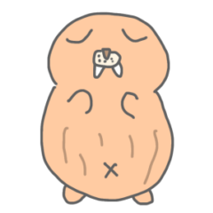 [LINEスタンプ] ぬいぐるみのセイウチ