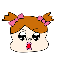 [LINEスタンプ] リボン女児の日常