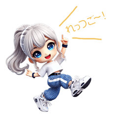 [LINEスタンプ] ちびダンサーのHIPHOPスタンプ