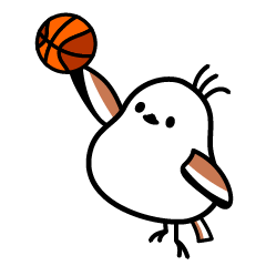 [LINEスタンプ] シマエナガと応援！アスリート