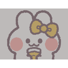 [LINEスタンプ] 動くうしゃぎ！！1-2 黄色