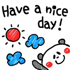[LINEスタンプ] 英語 中・上級者向け 粋なパンダ