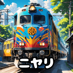 [LINEスタンプ] ガタンゴトン♪表情豊かな電車スタンプ
