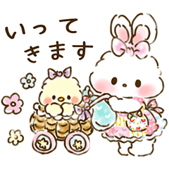 [LINEスタンプ] リボンギャルズ 18（敬語・挨拶）