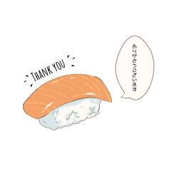 [LINEスタンプ] かわいいさーもんスタンプ