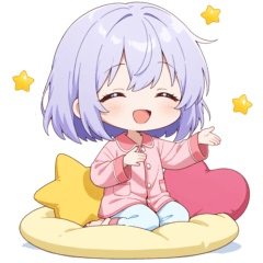[LINEスタンプ] ナイトドリームの女の子スタンプ