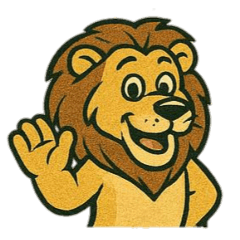 [LINEスタンプ] [アレンジ用]レトロアメリカンなライオン