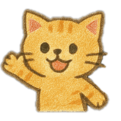 [LINEスタンプ] [アレンジ用]落書きネコちゃん