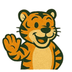[LINEスタンプ] [アレンジ用]レトロアメリカンな虎