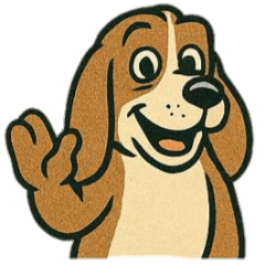 [LINEスタンプ] [アレンジ用]レトロアメリカンな犬