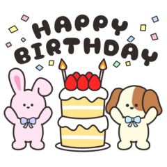 [LINEスタンプ] ずっと使える！誕生日/お祝い/イベント