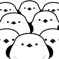[LINEスタンプ] 進撃のシマエナガ