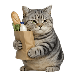 [LINEスタンプ] ぽっちゃりアメリカンショートヘア （NT）