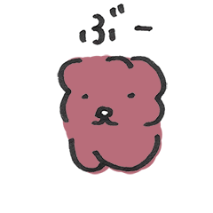 [LINEスタンプ] ぶーと鳴くショコラ犬