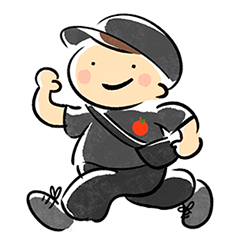 [LINEスタンプ] かわいい、動く黒ジャージのおばちゃん