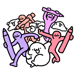[LINEスタンプ] 特大！ちょっと腹立つモチとヒト