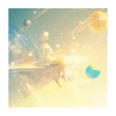 [LINEスタンプ] 宇宙に届け