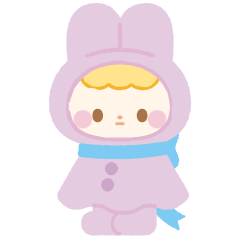 [LINEスタンプ] レイニーデイバニー