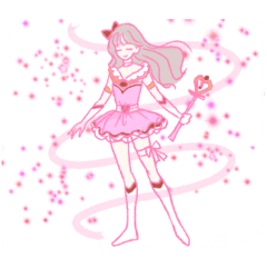 [LINEスタンプ] ピンクドリームガールズ♡