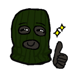 [LINEスタンプ] 泥棒。