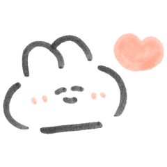 [LINEスタンプ] らくがきのうさちゃん その2