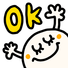 [LINEスタンプ] riekimのほんわり白さんスタンプ