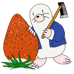 [LINEスタンプ] 雫丸の苺なスローライフ