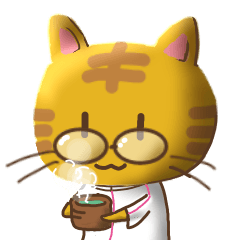 [LINEスタンプ] 鍼灸師ねこさん
