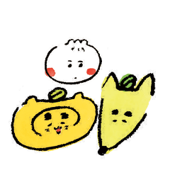 [LINEスタンプ] きつねとたぬきの夫婦スタンプ