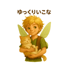 [LINEスタンプ] 森の癒しの妖精(関西弁喋りますねん♪)の画像（メイン）