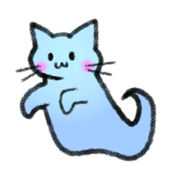 [LINEスタンプ] オバにゃんーあなたを見守っています