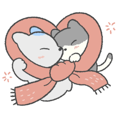 [LINEスタンプ] PurrDangoふたりの日常