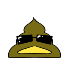 [LINEスタンプ] うんこダック