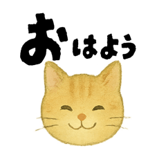 [LINEスタンプ] 【毎日つかえる】ねこのかおことば