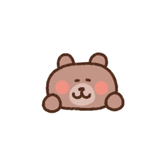 [LINEスタンプ] くまの気持ちを伝える省スペース2
