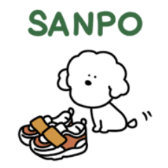 [LINEスタンプ] もふもふわんこ ホワイト